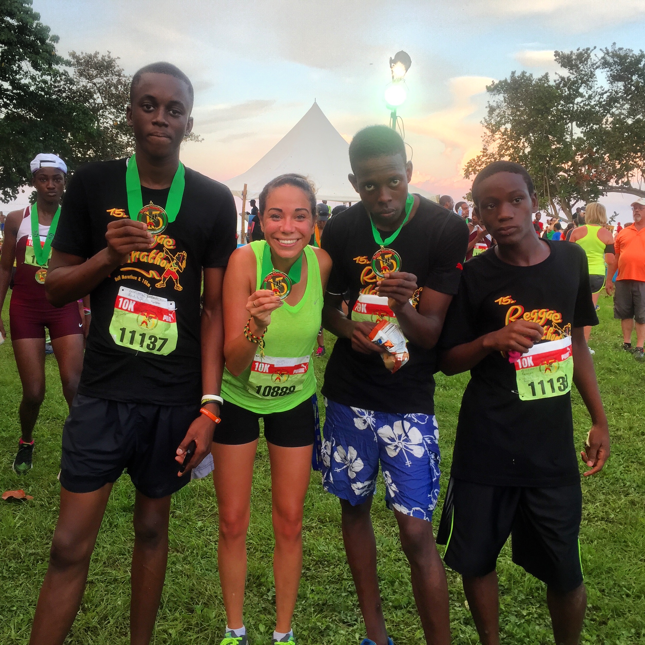 Reggae Run Jamaica 2015: Rhodes Hill High School Athletes + Moon Palace